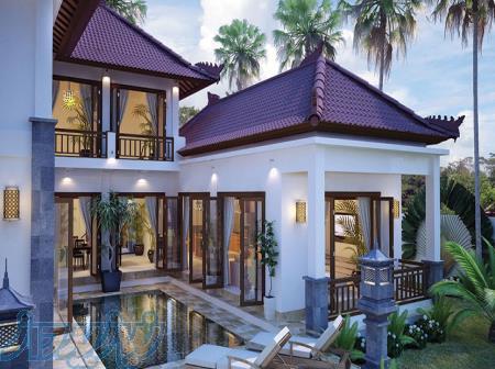 طراحی ویلای کلاسیک 