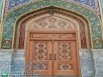 درب چوبی سنتی ورودی مسجد،نمازخانه واماکن مذهبی گره چینی 