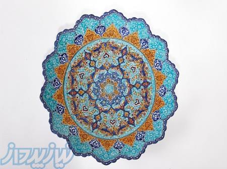 بشقاب میناکاری باطرح زیبا 