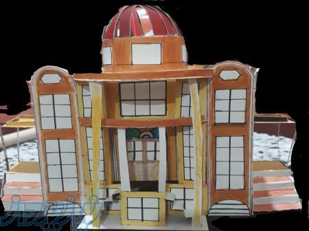 ماکت مقوا کاملا دست ساز نما رومی 