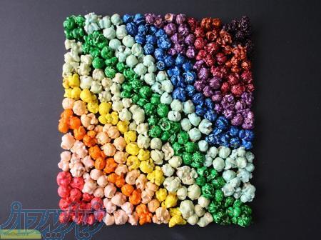 توزیع گل ذرت طعم دار و پفک هندی زیر قیمت بازار 