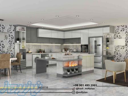 mdfplan طراحی تخصصی انواع آشپزخانه در 3 ساعت 