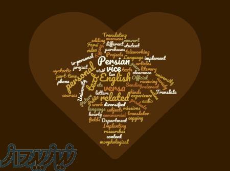 مترجم همراه زبان انگلیسی در محل 