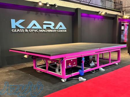 میز برش پنوماتیک شیشه دوجداره