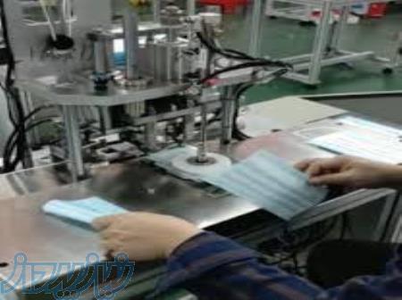 فروش دستگاه کش زن ماسک ۳لایه پزشکی نيمه اتوماتيك التراسونیک 