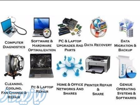 خدمات کامپیوتر,لپ تاپ,شبکه در محل 