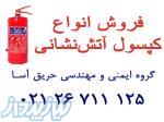 فروش انواع کپسول آتش نشانی - فروش سیستم اعلام حریق