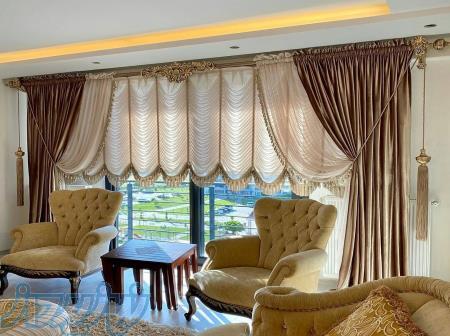 پرده از طراحی تا اجرا  پرده های خاص اروپایی 