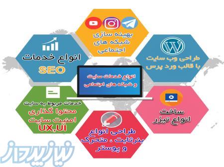انجام کلیه امور مربوط به وب سایت و طراحی گرافیکی 