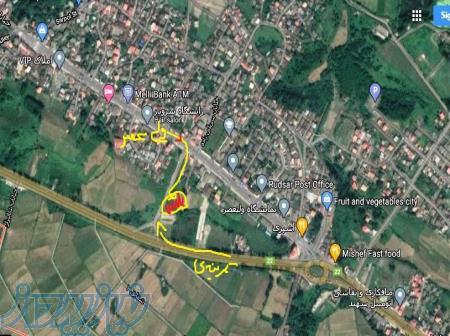 153 متر زمین در خیابان ولیعصر رودسر 