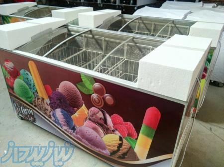 فریزر صندوقی درب شیشه ای 