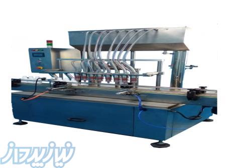 دستگاه پرکن مایعات نیمه غلیظ - خطی