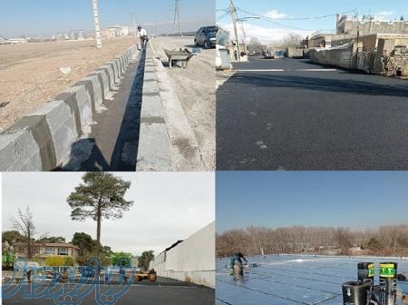 تراشه آسفالت دستی و آسفالت مکانیزه
