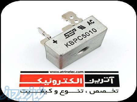 KBPC5010 پل دیود تکفاز معمولی 50 آمپر 1000 ولت بدنه فلزی 