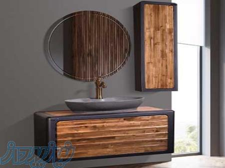 کابینت روشویی طرح چوب سومیا - بازرگانی شریعتی 