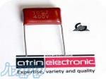 خازن پلی استر 1uF 400V (105J400V) 