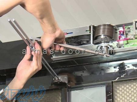 اجرا و نصب درب اتوماتیک الماس در 