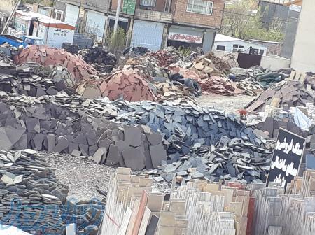 اجرای سنگ لاشه مالون دیوار کف ستون درپوش 