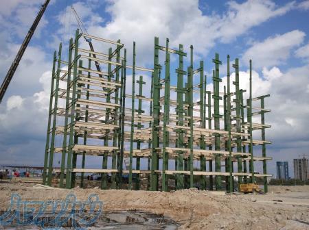 ساخت و نصب اسکلت فلزی و سوله