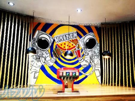 نقاشی دیواری ، نقاشی روی دیوار ، گرافیتی ، بلک لایت ، پتینه 