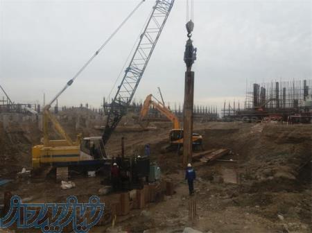 شمع کوبی با چکش دیزلی ، سپر کوبی و عبور لوله از رودخانه 