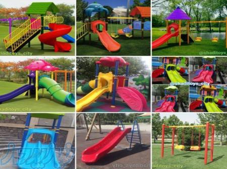 فروش مجموعه تاب و سرسره پارکی مناسب باغ و ویلا 
