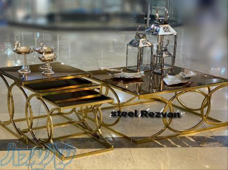 استیل رضوان  سازنده انواع جلو مبلی و عسلی استیل و فلز