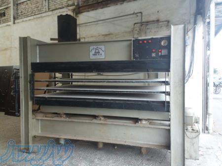 پرس گرم نجاری برای درب و روکش 