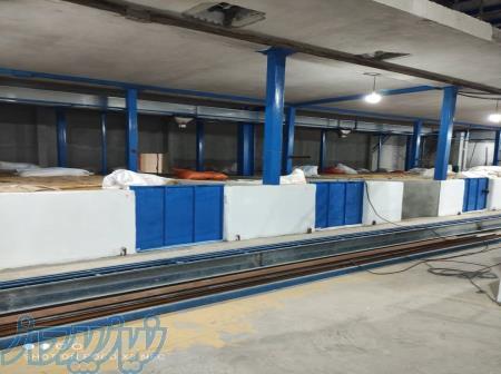 خشک شالی و غلات بستر خوابیده 6*2 متری  با بلوئر و  الکتروموتور 