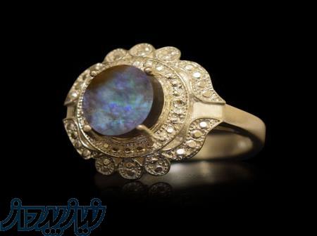 انگشتر نقره زنانه صدف مدل z-7201 