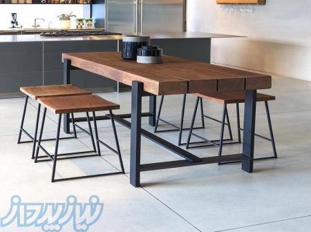 ساخت دکور مینیمال(چوب و فلز) 