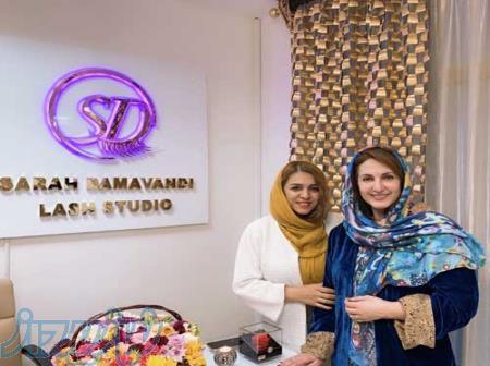 اکستنشن مژه مگاوالیوم در مرکز سارا دماوندی در فرشته تهران 