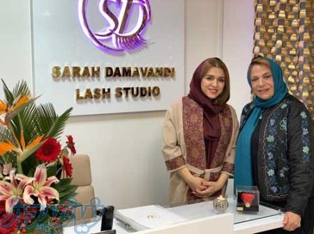 آموزش لیفت مژه توسط سارا دماوندی در فرشته تهران 