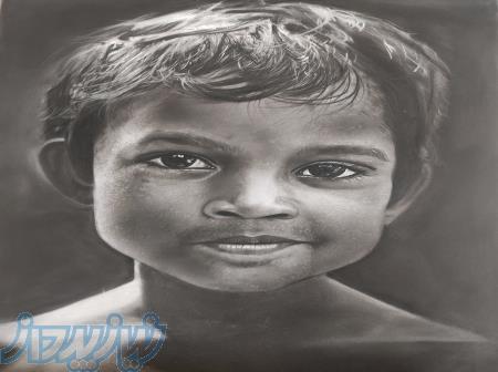 تابلوی سیاه قلم 