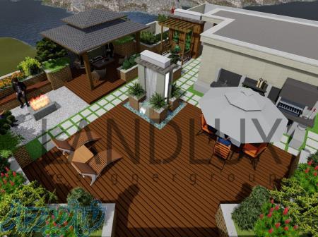 طراحی و اجرای انواع روفگاردن 