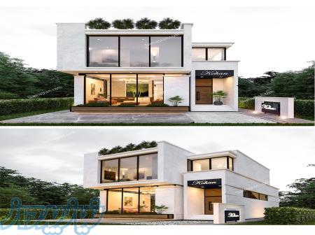طراحی صفر تا صد ویلاهای مدرن و کلاسیک 