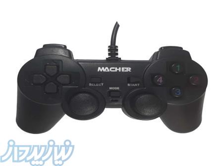 دسته بازی کامپیوتر شوکدار طرح PS2 برند مچر 