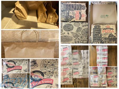 تولید و فروش پاکت های فست فودی و پکیچ فست فودی 