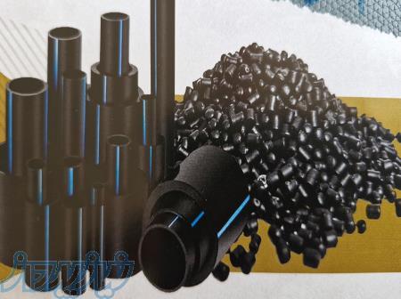 فروش مواد  پلی اتیلن  PE 100   صادراتی مشکی زرد آبی