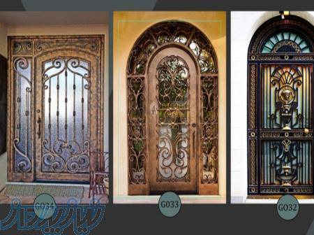 انواع درب حیاط اهنی فرفورژه