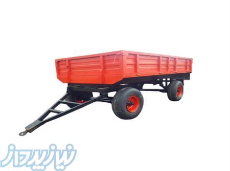 تریلی پشت تراکتور چهار چرخ طرح روس ۶ تنی 