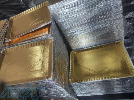 سینی مقوایی و جعبه شیرینی 