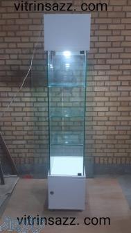 ویترین شیشه ای ثابت