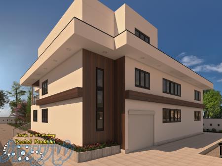 طراحی معماری و شبیه سازی 3D طرح 