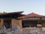 اجرای پوشش سقف شیبدار،سقفهای ویلایی وخرپا 