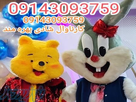 کرایه تن پوش های عروسکی فانتزی با عروسک گردان آقا و خانم در جشن ها 09143093759بهره مند 