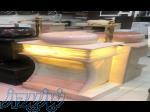 روشویی سنگی و کابینتی مرمر 