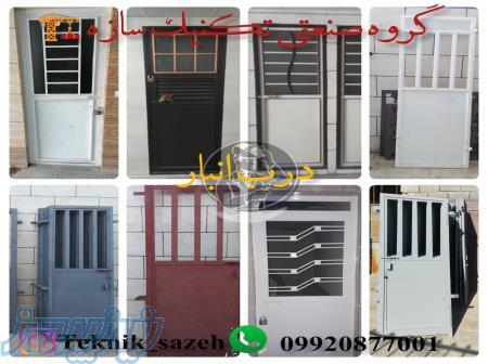 ساخت انواع درب انبار درب موتور خونه آسانسور-درب انباری و    گروه صنعتی تکنیک سازه 