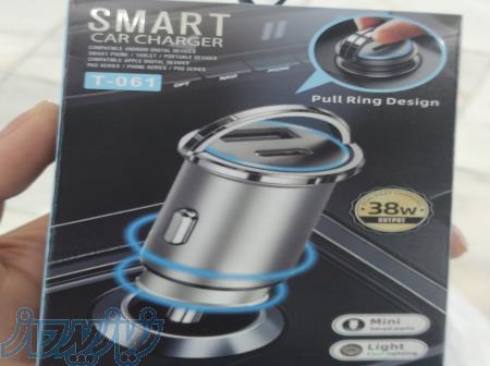 شارژر فندکی همراه با پورت تایپ سی 