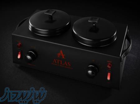 موم داغ کن فلزی دو قابلمه اطلس